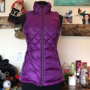 Lilulemon down vest purple size 6